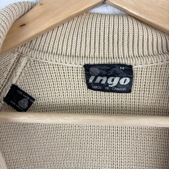 Vintage Ingo Wool Utility Cardigan Sweater Jacket - Picture 4 of 7